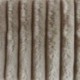Tissu Toudou Fausse Fourrure Côtelée Taupe