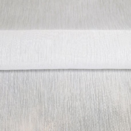 Tissu Voile Sand Sable Blanc 