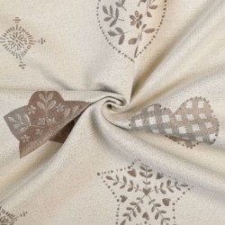 Tissu Jacquard Montagne Campana Coloris Lin