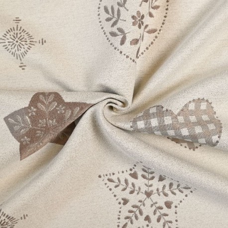 Tissu Jacquard Montagne Campana Coloris Lin
