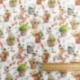 Tissu Imprimé Pots Effet 3d Ecru 