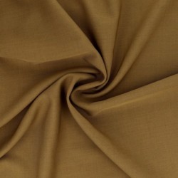 Tissu Serge Fluide Uni Kaki