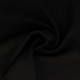 Tissu Serge Fluide Uni Noir 