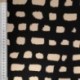 Tissu Crêpe Satin Imprimé Noir