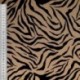 Tissu Viscose Imprimée Noir Zèbre