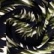 Tissu Viscose Imprimée Vert Rayé