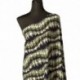 Tissu Viscose Imprimée Vert Rayé