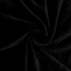 Tissu Fausse Fourrure Noir
