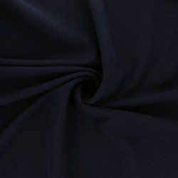 Tissu Caban Uni Bleu Marine