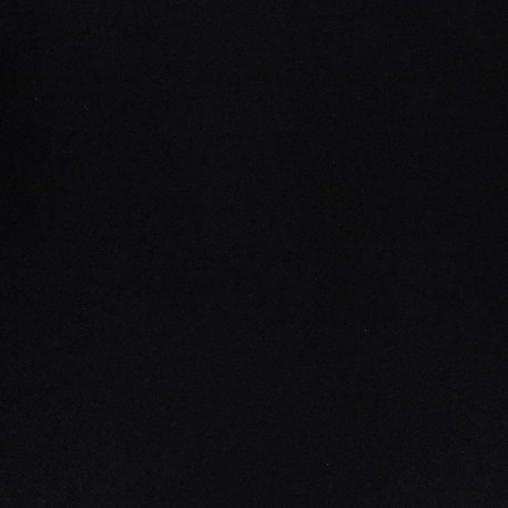 Tissu Caban Uni Noir