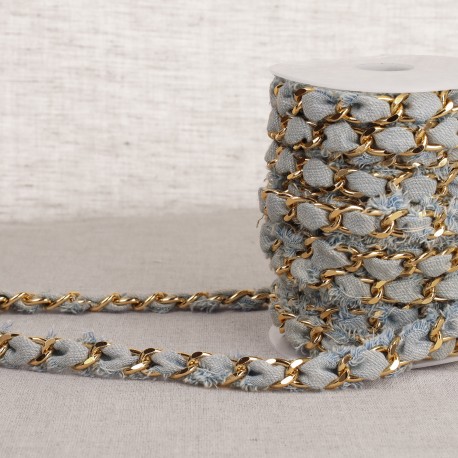 Chaine aluminium et jean