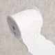 Broderie fleurs Blanc