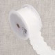 Broderie fleurs Blanc
