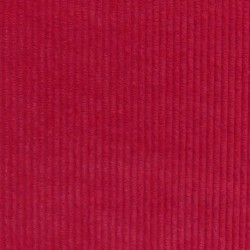Tissu Velours Côtelé Huggy Tomate