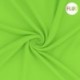 Tissu Toile Fantaisie Uni Vert Fluo 