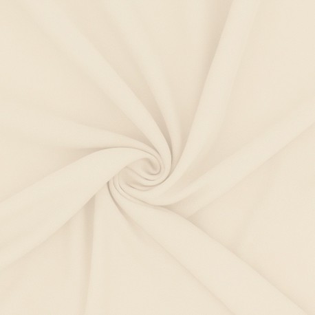 Tissu Toile Fantaisie Uni Ecru