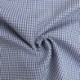 Tissu Toile Chemise Carreaux Bleus