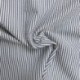 Tissu Toile Chemise Seersucker Petites Rayures Marine