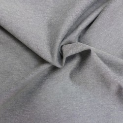 Tissu Toile Chemise Uni Gris