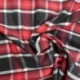 Tissu Toile Chemise Flanelle Rouge