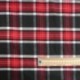 Tissu Toile Chemise Flanelle Rouge