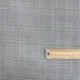 Tissu Toile Chemise Carreaux Gris