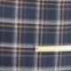 Tissu Toile Surchemise Carreaux bleus