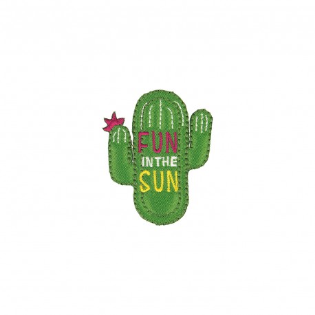 Ecusson ananas cactus - Cactus