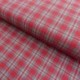 Tissu Toile Chemise Carreaux Rouge