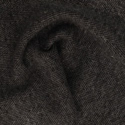 Tissu Manteau Chevron Anthracite 