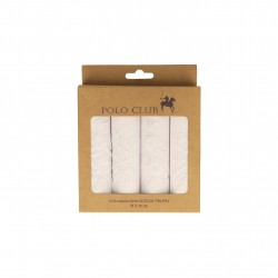 Mouchoirs 4pcs Blanc
