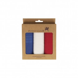 Mouchoirs 100% coton Bleu blanc rouge