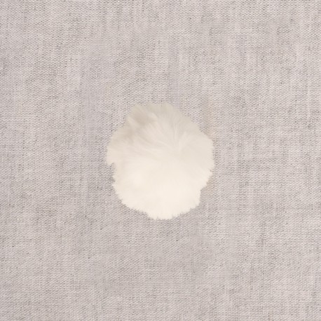 Pompon fourrure artificielle 10cm