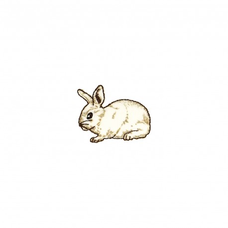 Ecusson lapin et oie - Lapin