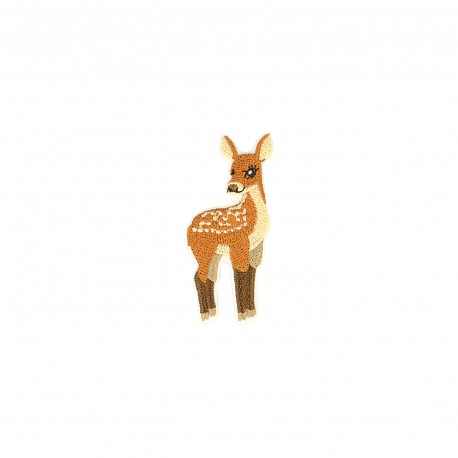 Ecusson biche - Debout à gauche