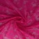 Tissu Dentelle Elastique Roses Fuchsia 