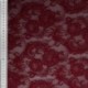 Tissu Dentelle Elastique Roses Bordeaux 