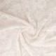 Tissu Dentelle Elastique Roses Blanc