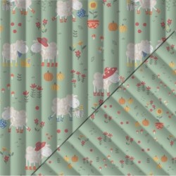 Tissu Matelassé Menlo-galway Vert