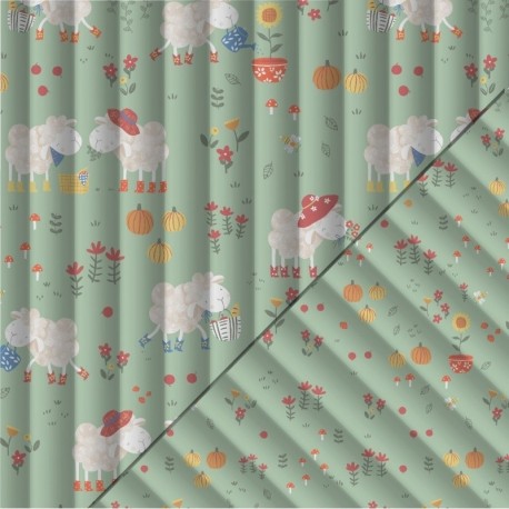 Tissu Matelassé Menlo-galway Vert