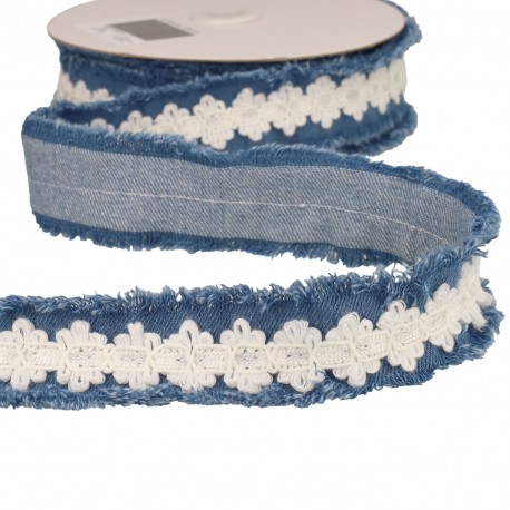 Galon jean Bleu lavande