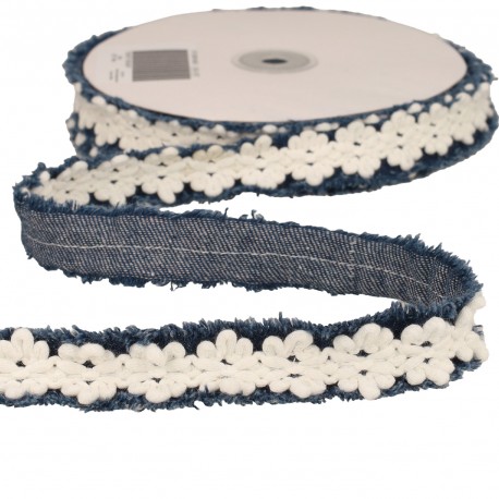 Galon jean Bleu lavande