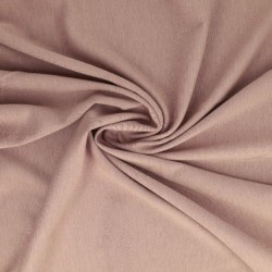 Tissu Jersey Scuba Rose Pale 