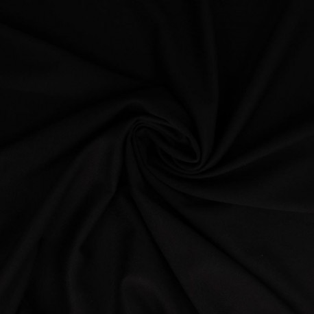 Tissu Jersey Scuba Noir