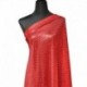 Tissu Paillette Sur Voile Rouge 