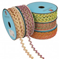 Serpentine multicolore métal