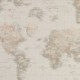 Tissu Carte Du Monde Fond Coloris Lin 