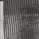 Tissu Paillette Argent sur Voile Noir