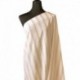 Tissu Etamine Tissé Teint Multi rayures Beige 