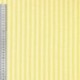 Tissu Etamine Tissé Teint Rayure Fine Jaune 